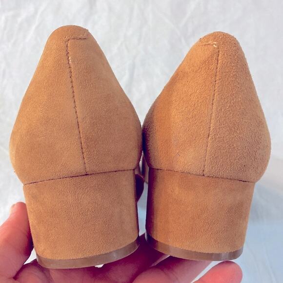 Bernardo Tan Suede Leather Pumps Size 9 - Picture 2 of 7